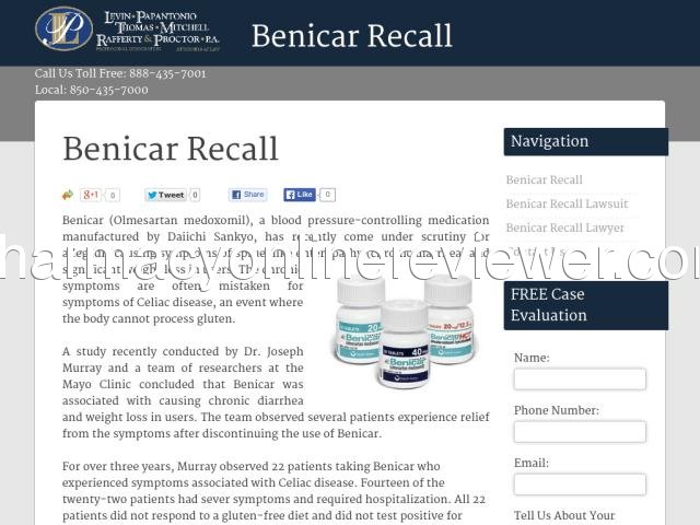 benicarrecall.co