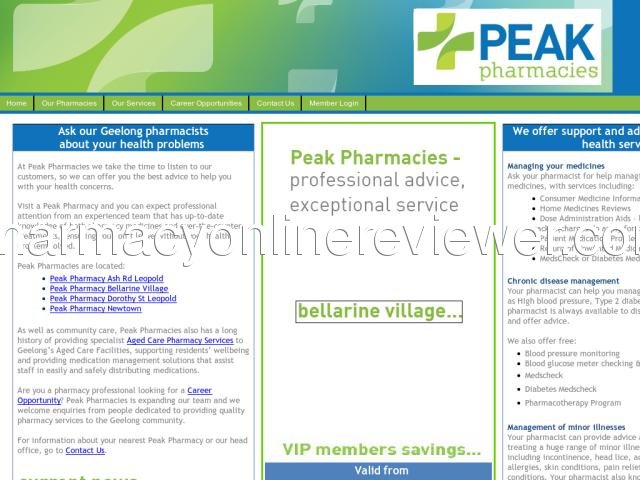 peakpharmacies.com.au