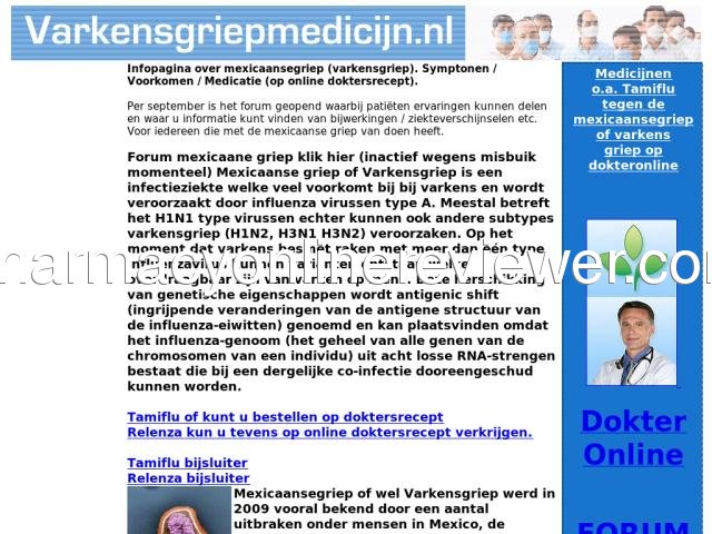 varkensgriepmedicijn.nl